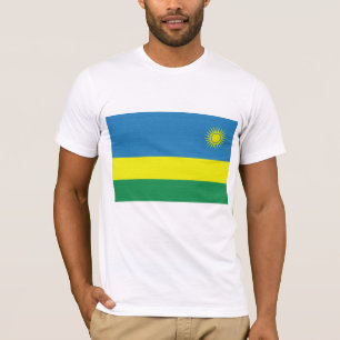 T-shirt Le drapeau du Rwanda