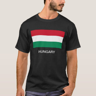 T-shirt Le drapeau hongrois