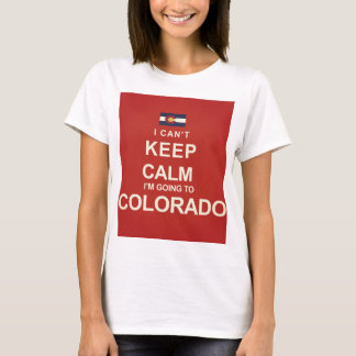 T-shirt Le DRAPEAU I NE PEUT PAS GARDER LE CALME que je