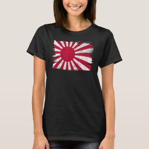 T-shirt Le drapeau militaire japonais soutient l'amitié Pe