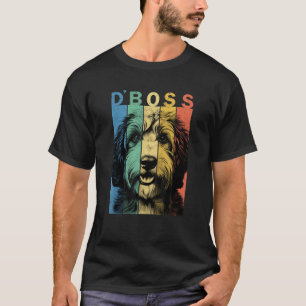 T-shirt Le drôle Saint Berdoodle Boss Maman Papa Amoureux