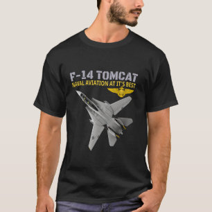 T-shirt Le F 14 Tomcat en action L'aviation navale en son