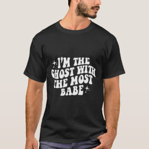 T-shirt Le Fantôme Avec Le Plus Bébé Halloween Drôle Horre