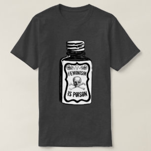 T-shirt Le féminisme est le poison T
