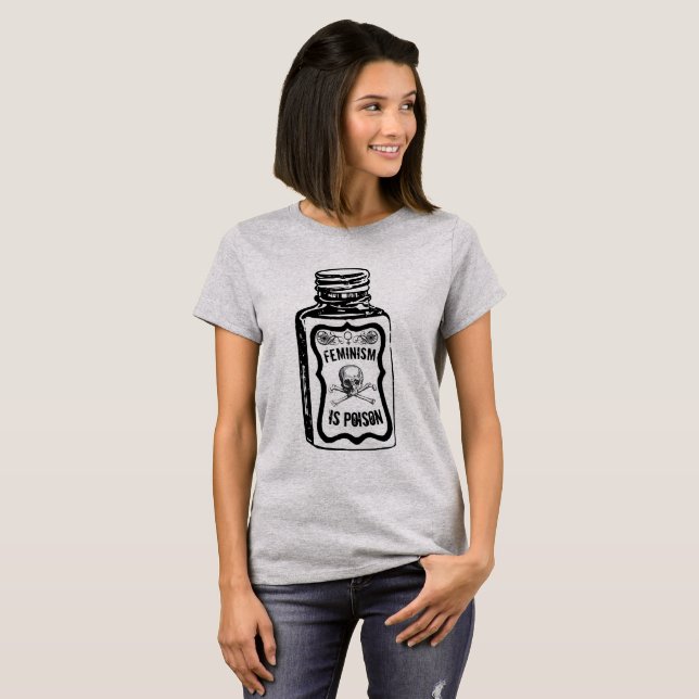 T-shirt Le féminisme est T des femmes de poison (Devant entier)