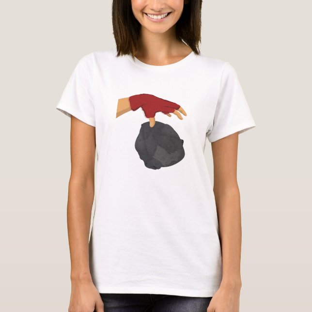 T-shirt Le féminisme féministe de la domestique à la main  (Devant)