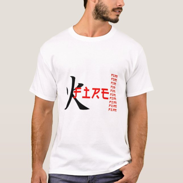 T-shirt Le feu (Devant)