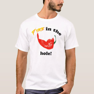 T-shirt Le feu dans le trou !