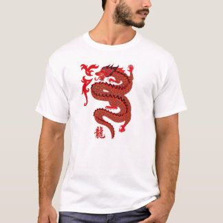T-shirt Le feu de dragon
