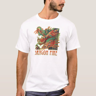 T-shirt Le feu de dragon