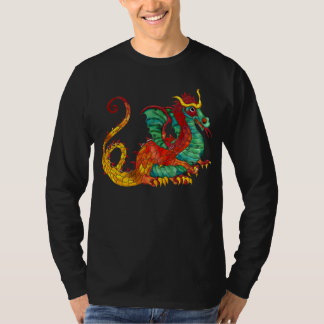 T-shirt Le feu de dragon