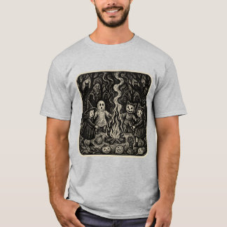 T-shirt Le feu de joie enchanté