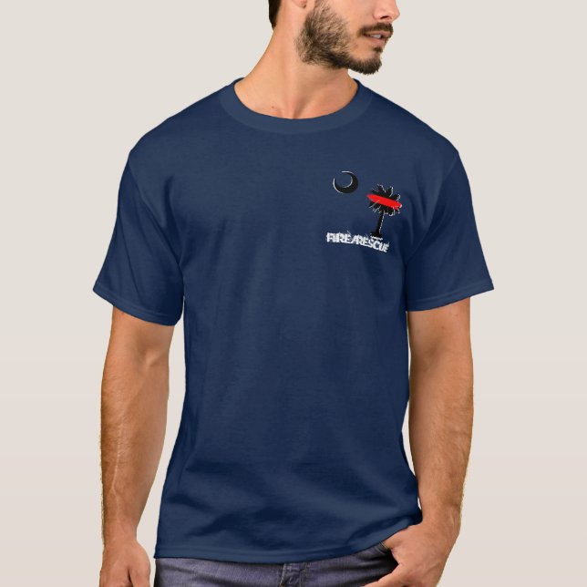 T-shirt Le feu/délivrance de la Caroline du Sud (Devant)