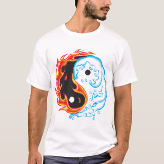 T-shirt Le feu et glace de Ying Yang