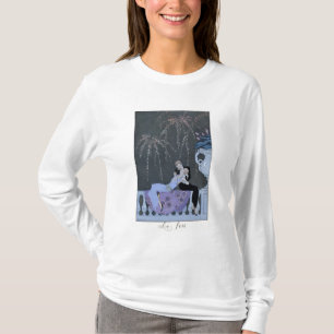 T-shirt Le feu, illustration pour des "fêtes Galantes" pa