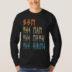 T-shirt Le Fils L'Homme Le Mythe Le Viking