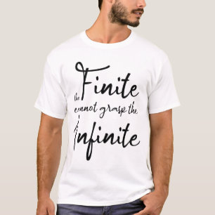 T-shirt Le fini ne peut pas saisir l'infini