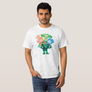 T-shirt Le Fixies   Papus avec des enfants
