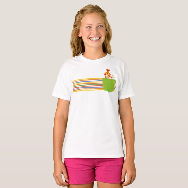 T-shirt Le Fixies | Simka dans la poche (Devant entier)