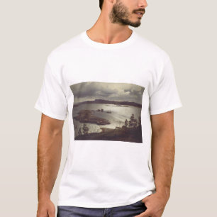 T-shirt Le fjord de Sandvik par Hans Gude