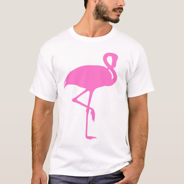 T-shirt Le Flamant rose des hommes (Devant)