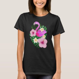 T-shirt Le Flamant rose féminin belle art flamingo