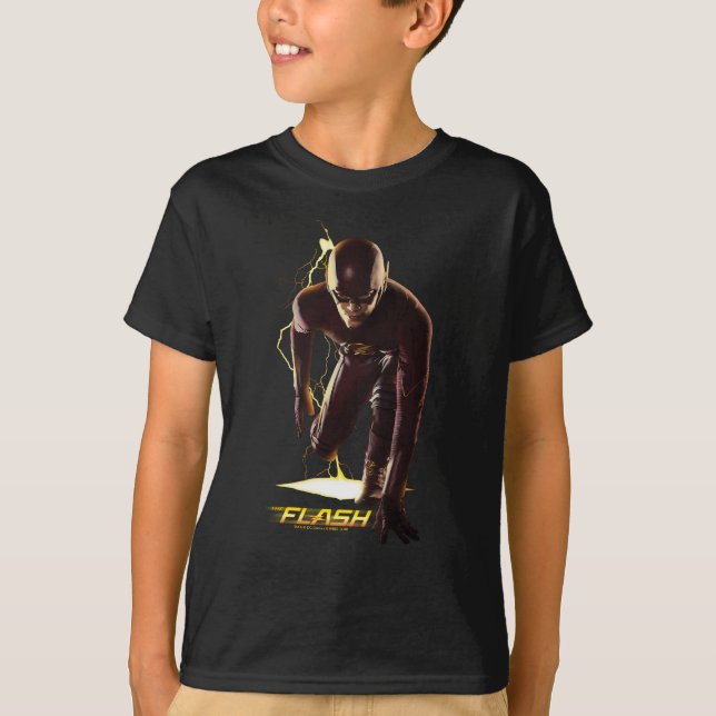 T-shirt Le Flash | Position de début de l'impression (Devant)