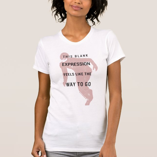 T-shirt Le Flash | Silhouette du devis "Expression vide" (Devant)