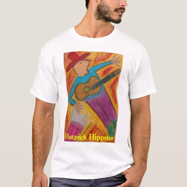 T-shirt Le Flatpick Hippster (Devant)