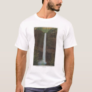 T-shirt Le fleuve Columbia, OU - Latourelle tombe la vue