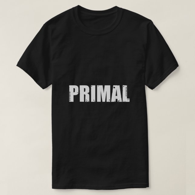 T-shirt Le foie primitif est roi Le foie ancestral est roi (Design devant)