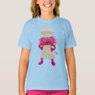 T-shirt Le Food Truck de Cookie Monster Gonger Posant