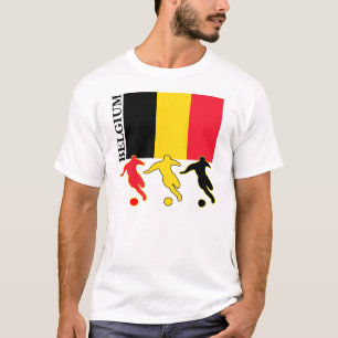 T-shirt Le football Belgique