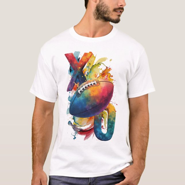 T-shirt Le football, c'est le X contre O (Devant)