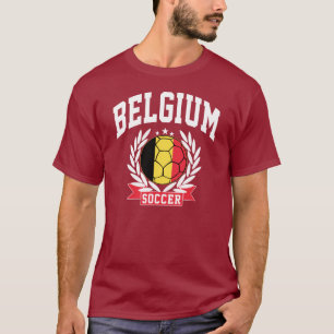 T-shirt Le football de la Belgique