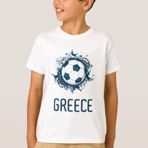 T-shirt Le football de la Grèce