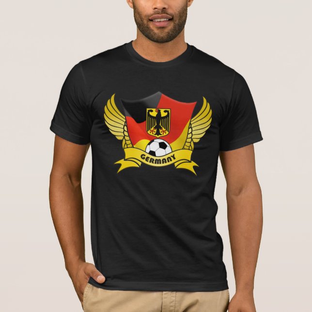 T-shirt Le football de l'Allemagne (Devant)