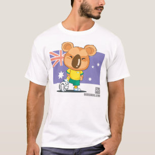 T-shirt Le football de l'Australie