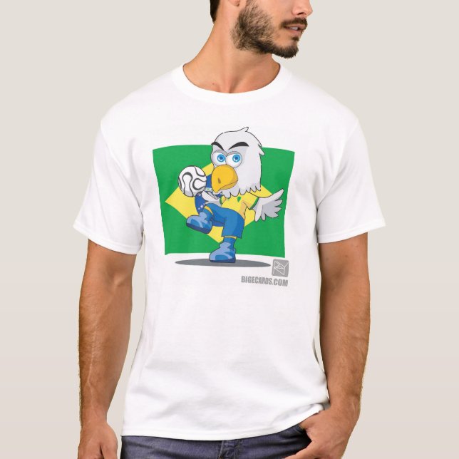 T-SHIRT LE FOOTBALL DU BRÉSIL (Devant)