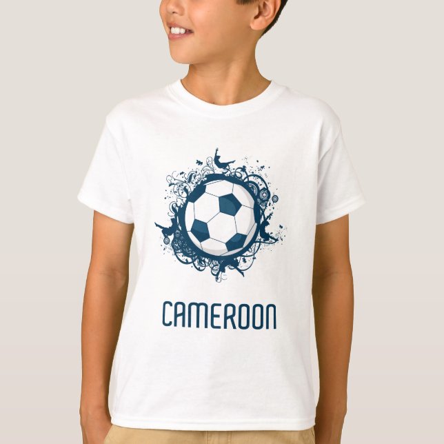 T-shirt Le football du Cameroun (Devant)