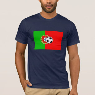 T-shirt Le football du Portugal