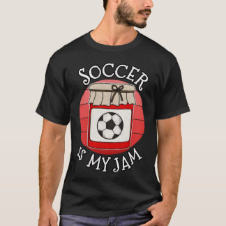 T-shirt Le football est mon entraîneur sportif Jam drôle c
