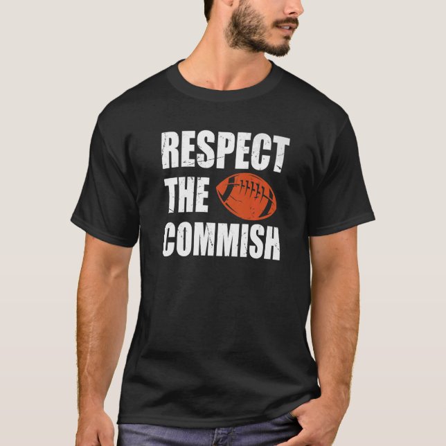 T-shirt Le Football Respecte La Cham De Football De L'Imag (Devant)