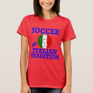 T-shirt Le football une tradition italienne