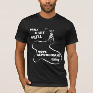 T-shirt Le foret de bébé de foret, votent le républicai