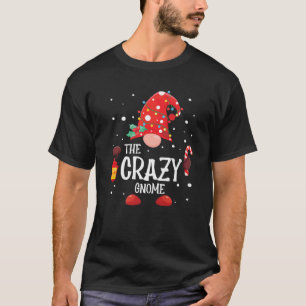 T-shirt Le fou Gnome Matching Famille Noël Gnome Pa
