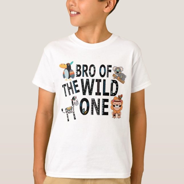 T-shirt Le Frère Boho Du Far Un Anniversaire (Devant)
