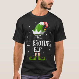 T-shirt Le frère Lil Elf Famille Correspondant Noël