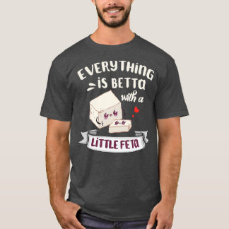 T-shirt Le fromage de GrècePour les amateurs de feta