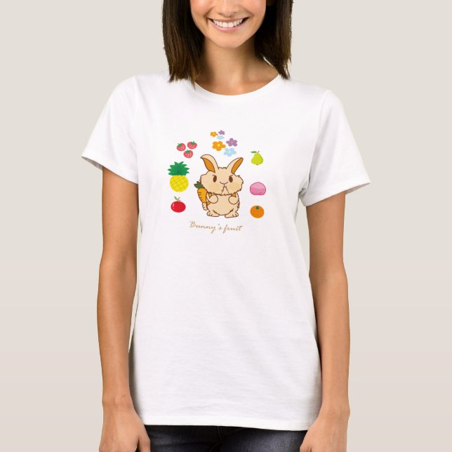 T-shirt Le fruit de lapin (Devant)